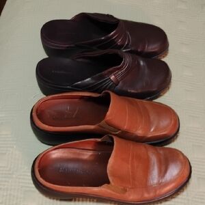 2 Pair Of Ladies Clogs